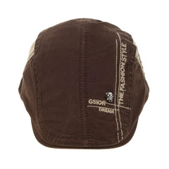 Middle Aged Men's Beret Peaked Cap Outdoor Sun Hat