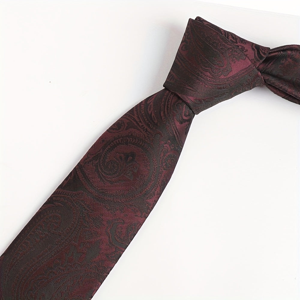 Men's Neckties Striped Floral Necktie Wedding Party