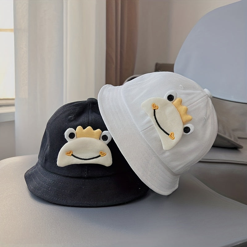 Kids Cartoon Wide Brim Fisherman Hat for Boys and Girls