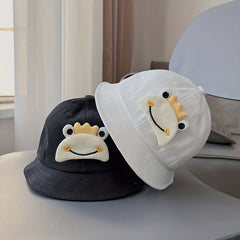 Kids Cartoon Wide Brim Fisherman Hat for Boys and Girls