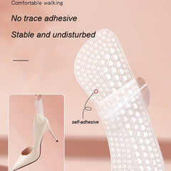 1 Pair Silicone Heel Stickers Heels Grips Non Slip Inserts Pads Foot Care