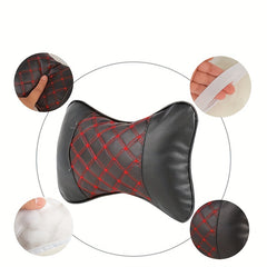 2pcs High PVC Leather Headrest for Home/Car