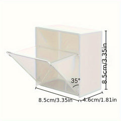 Wall Mounted Flip Storage Case Waterproof Cotton Swab Box