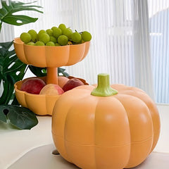 Pumpkin Candy Box Dried Fruit Plate With Lid