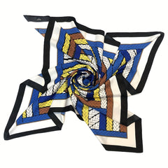 Polyester Bohemian Twill Square Scarf Bandana