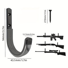 2pcs Wall Mount Hanger Heavy Duty Storage Rack Vertical Hanger Display Holder