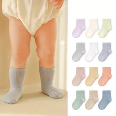 Baby Girls Knit Non Slip Socks Comfortable Sport Short Crew Sock