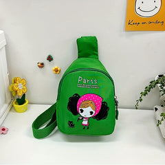 Cartoon Small Chest Bag For Travel Casual Diagonal Shoulder Bag Crossbody Bag