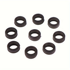 20pcs 1 64 Tire Skin Car Model Scene Accessories Tire Wheels Car Model Scene