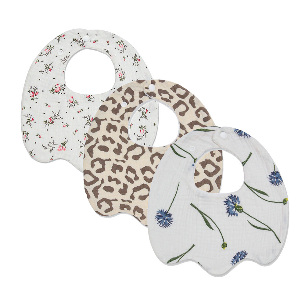 Baby Double Side Towel Printed Bib
