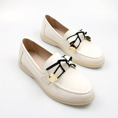 Bowknot Loafers Slip On Walking Shoes for Women