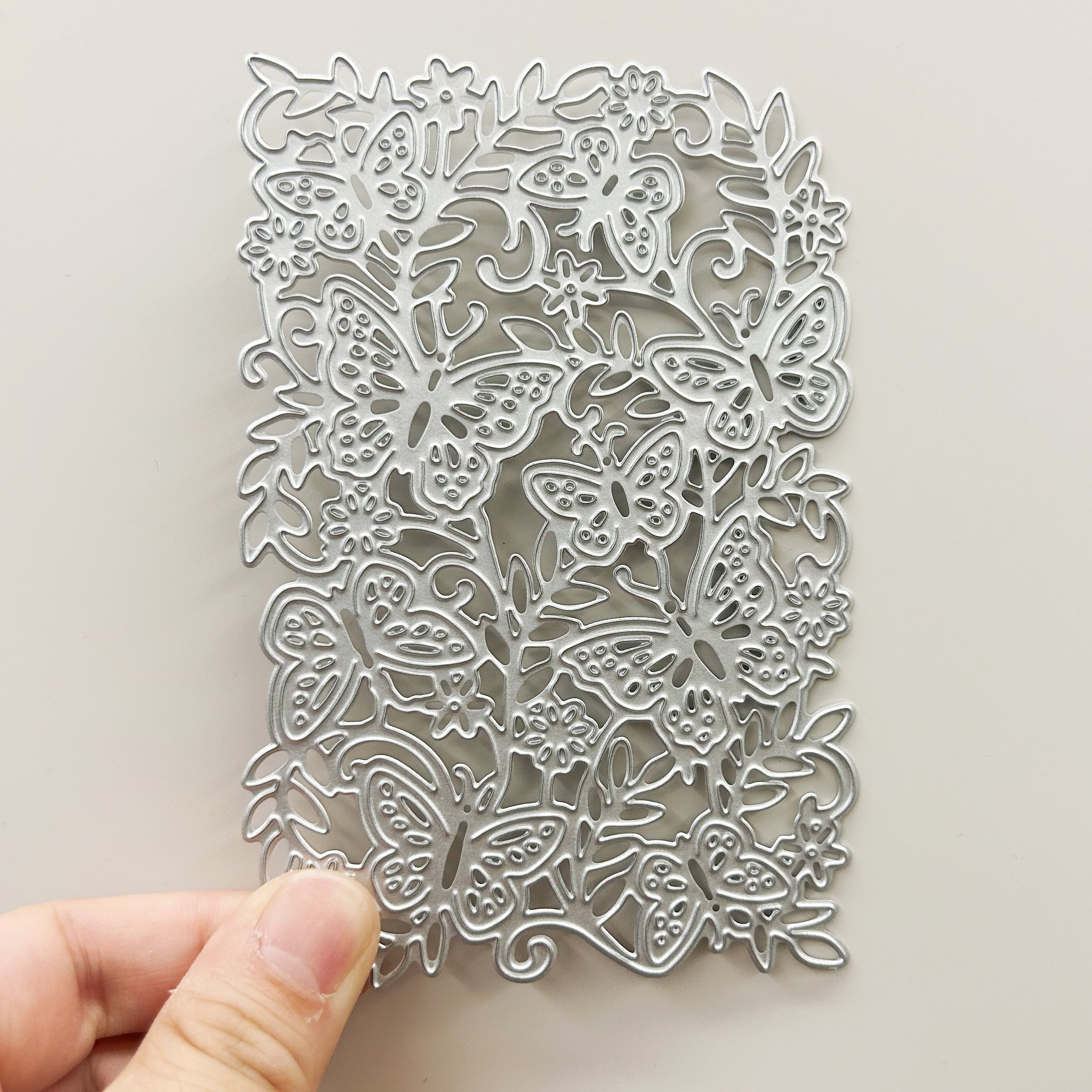 1pc Butterfly Background Cutting Die DIY Metal Embossing Scrapbooking Die