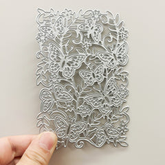 1pc Butterfly Background Cutting Die DIY Metal Embossing Scrapbooking Die