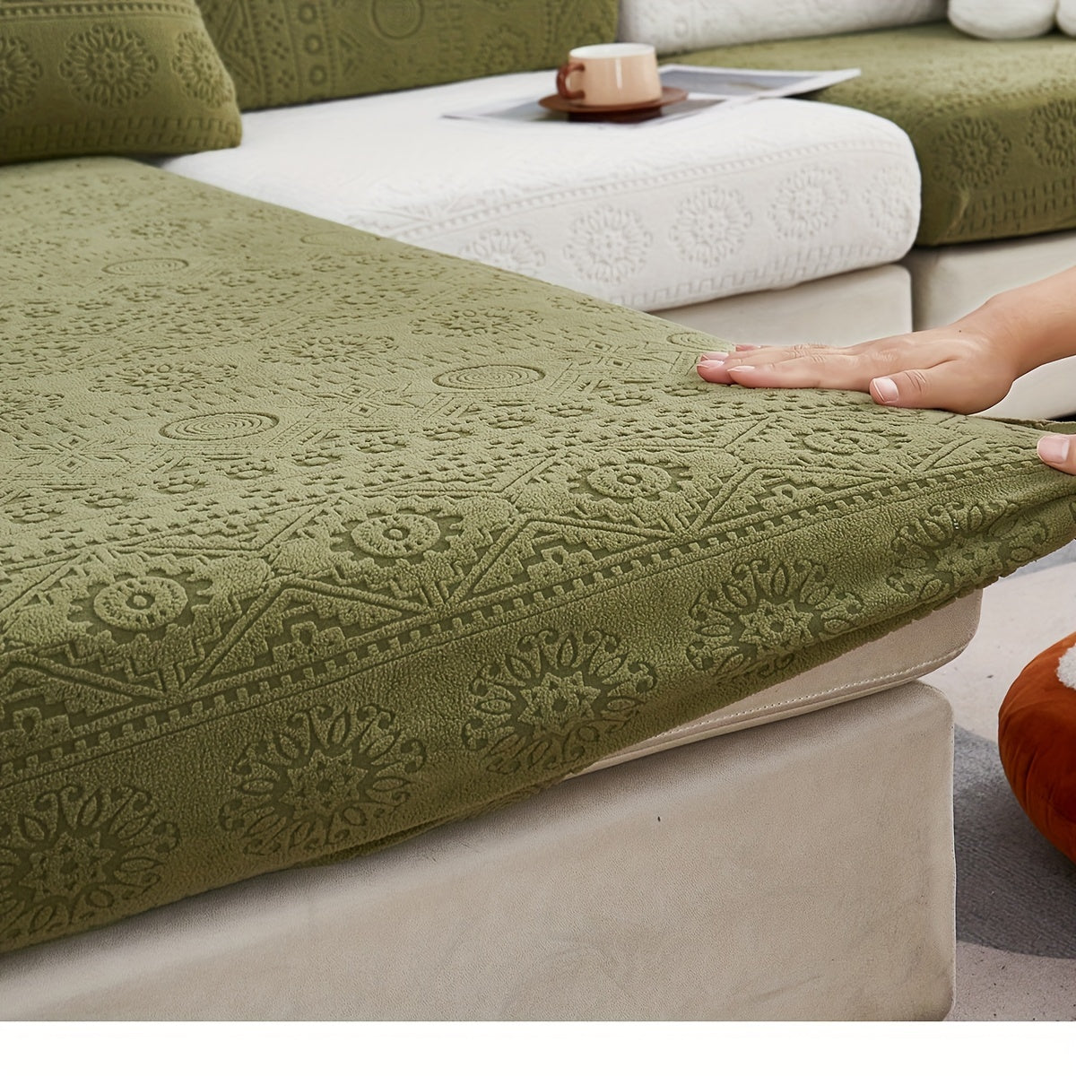 Bohemia Stretch Sofa Cover Cat Dust Proof Slipcover Couch Cover