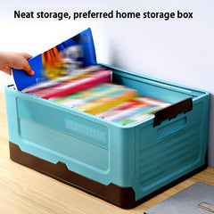 1pc Plastic Folding Storage Box Car Trunk Storage Box