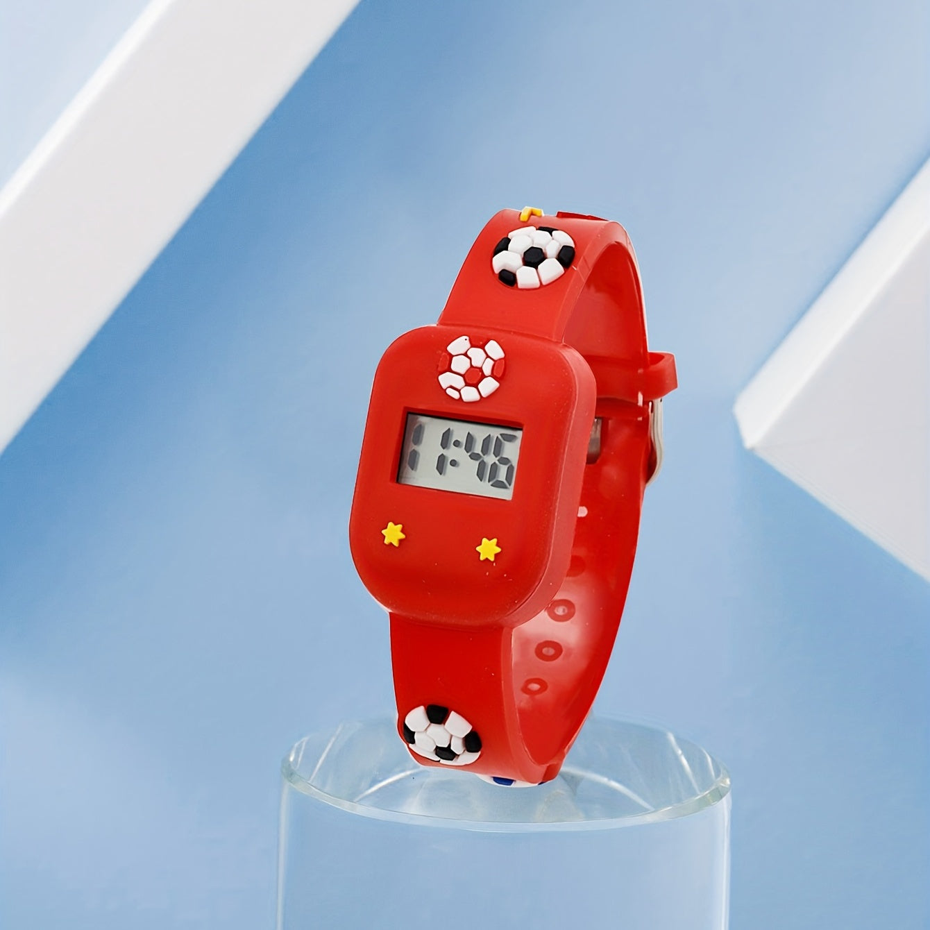 Cartoon Football Electronic Watch Digital Wrist Watch