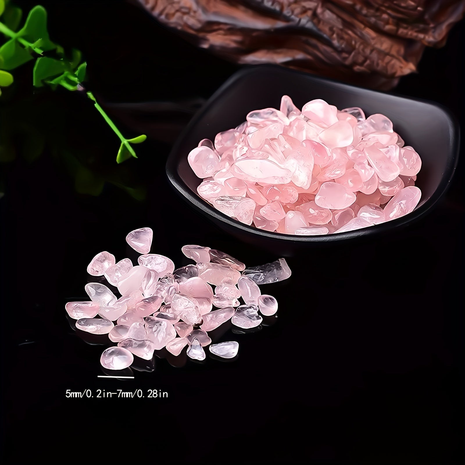Rose Quartz Crystal Tumbled Stones for DIY Aromatherapy & Healing