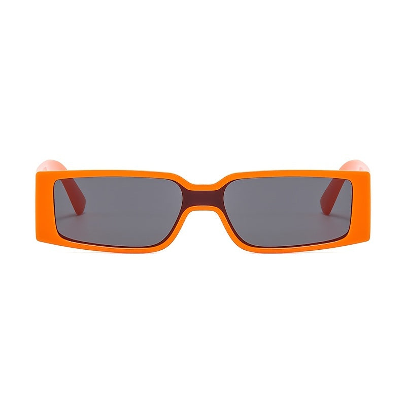 Men's Rectangular Sunglasses Vintage Integrated Lens Sun Protection