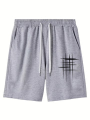Men's Glitter Drawstring Shorts for Summer