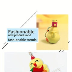 Cartoon Chicken Dll Keychain Bag Car Key Pendant Halloween Gift