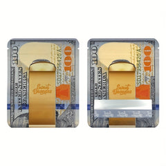 100pcs $ Sign Pattern Mylar Bags Smell Proof & Lightweight Money Bags