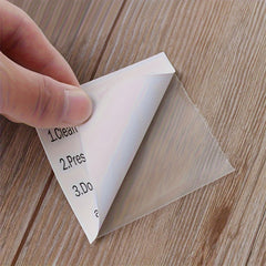2pcs Waterproof Transparent Cloth Patches Self Adhesive Repair Tape