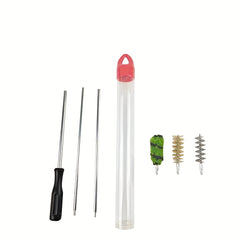 Portable Heavy Duty Cleaning Kit Rod Brass Bristles Brush Set