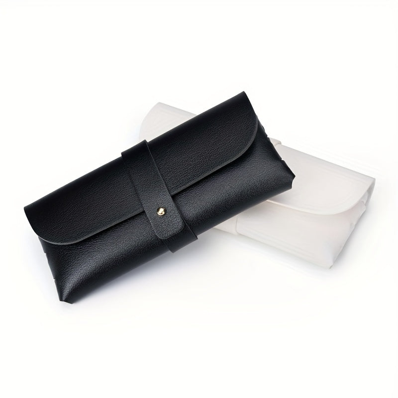 PU Leather Glasses Case Anti-pressure Portable Bag Storage Sunglasses Case