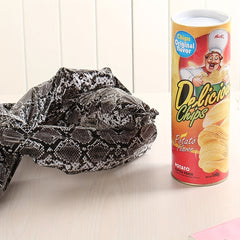 Halloween Toy Surprise Pranks Snake Can Potato Chip Barrel Trick Joke Gag Gift