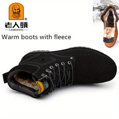 LAORENTOU Men's High Top Boots for Hiking Trekking