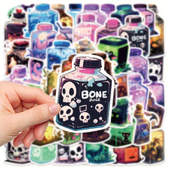 50pcs Magic Juice Series Stickers for Laptop Helmet Water Cup Decoration