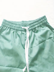 Drawstring Bermuda Shorts with Dual Pockets for Women
