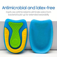 TPE Heightened Insole Height Increase Half Shoes Pad Men Women Soft Silicone Gel