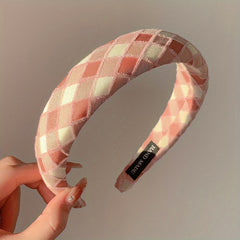 Sweet Wide Non-slip Hair Hoop for Girls - Face Washing Sports Yoga Headwear