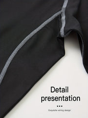 Men's Quick Dry Skinny Fit Tee Gym Training