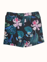 Toddler Boys Tropical Flowers Swim Trunks Quick Dry Beach Vacation Kids Summer