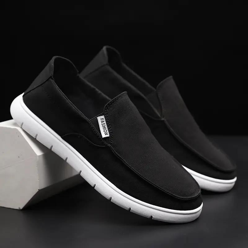 Traditional Beijing Shoes Kung Fu Tai Chi Rubber Sole Slip On Flat Shoes
