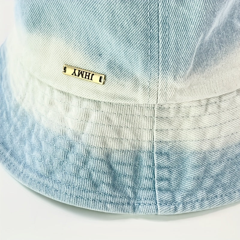 Denim Washed Bucket Hats & Gradient Sun Hat