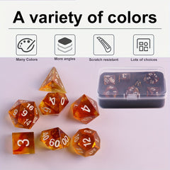 7pcs Game Dice Set for Parties & Board Games