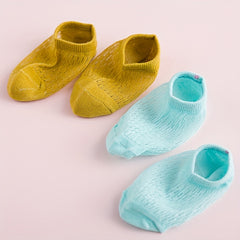 Ice Breathable Baby Socks - 5 Pairs