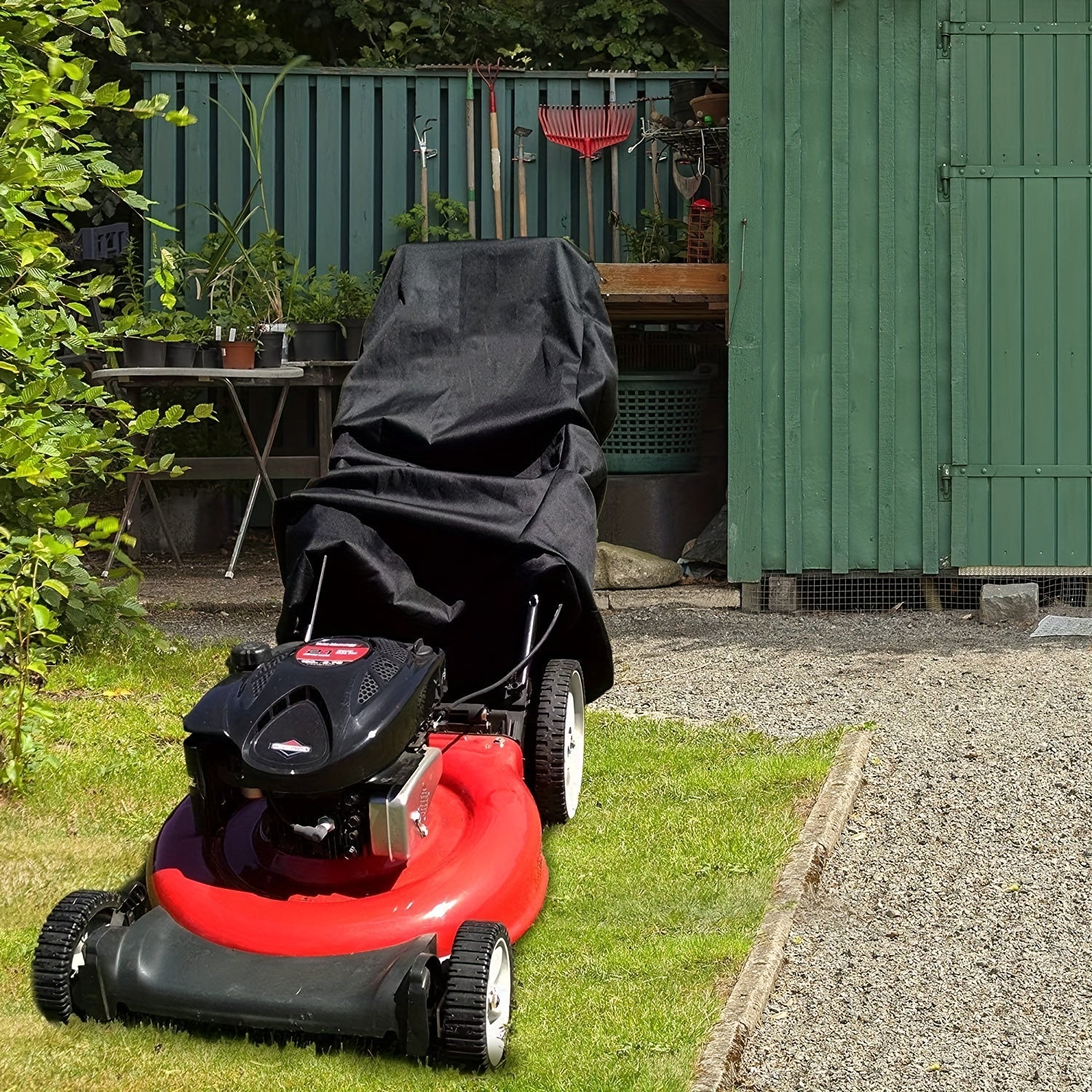 Waterproof Outdoor Lawn Mower Cover 193.04cmL X 63.5cmW X 111.76cmH