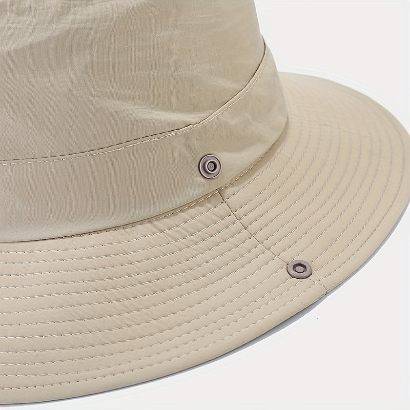 Unisex Sunshade Bucket Hat Quick Dry Sun Hat for Outdoor Travel