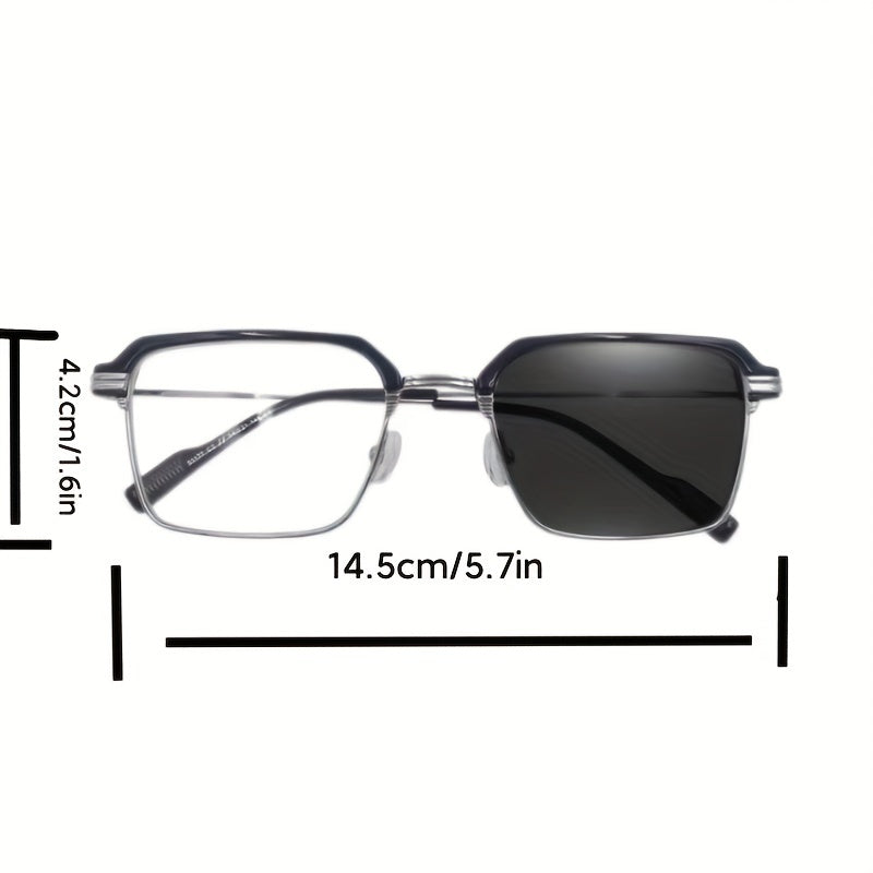 Men's Anti Light Protection Sunglasses Square Frame