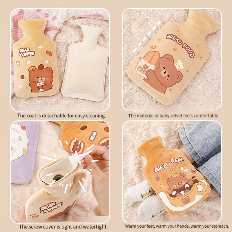 Large Capacity Plush Hot Water Bag for Camping