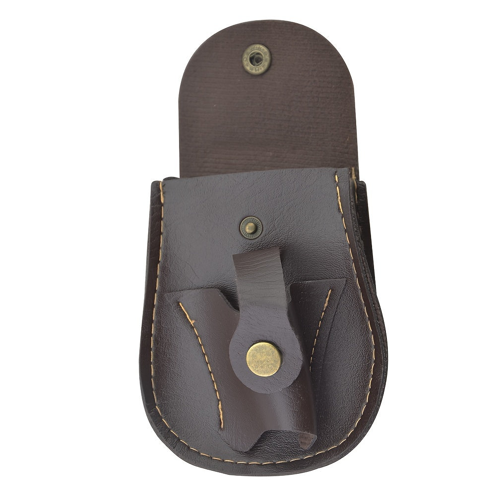 Slingshot Pouch Catapult Steel Ball Ammo Bag PU Leather Waist Pouch