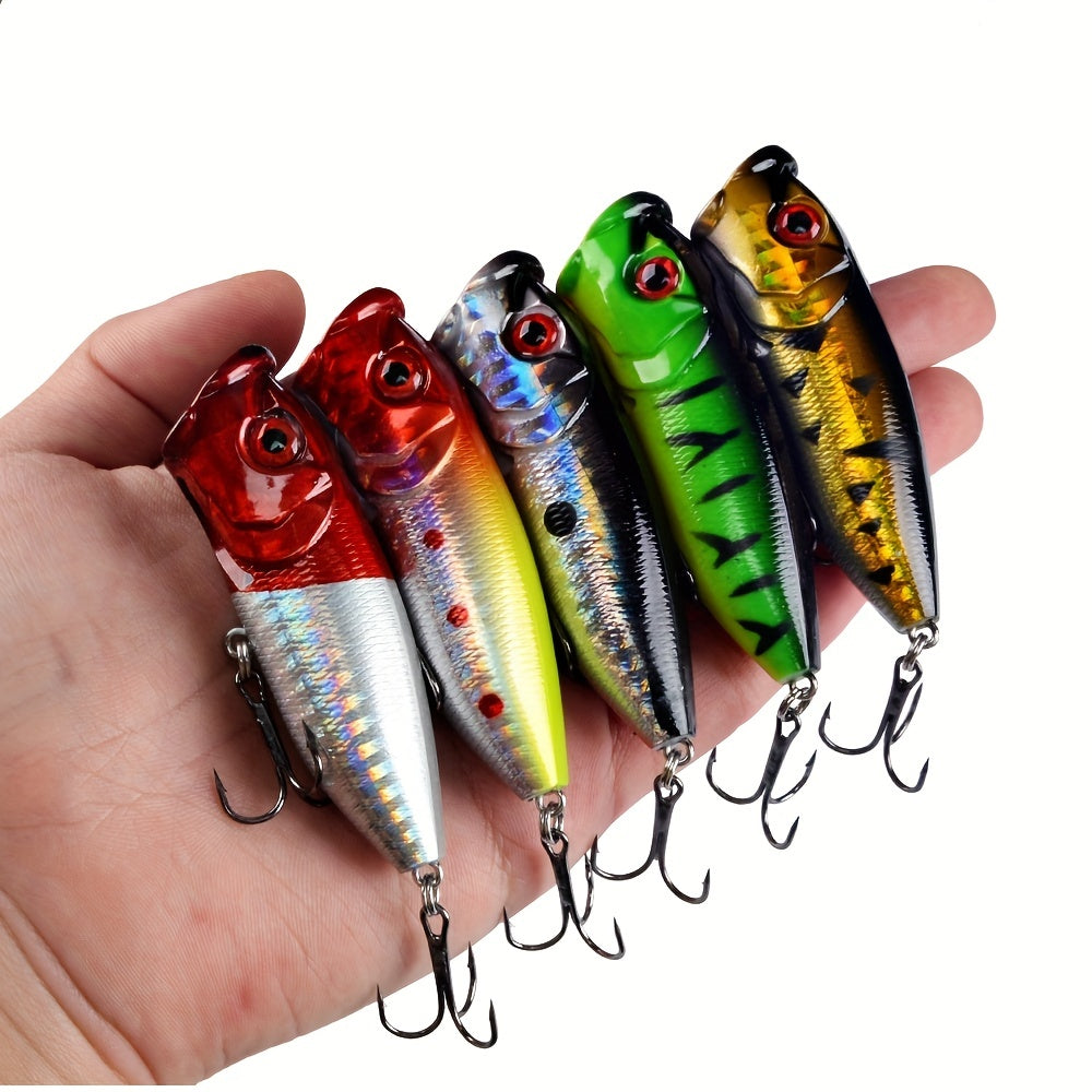1pc Topwater Popper Bass Crankbait 6 12g Fishing Lure Wobblers Tackle