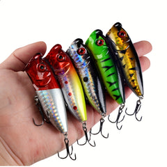 1pc Topwater Popper Bass Crankbait 6 12g Fishing Lure Wobblers Tackle