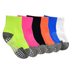 3 Pairs Boys Cotton Short Socks Anti Slip Sports Socks For 0-8 Years