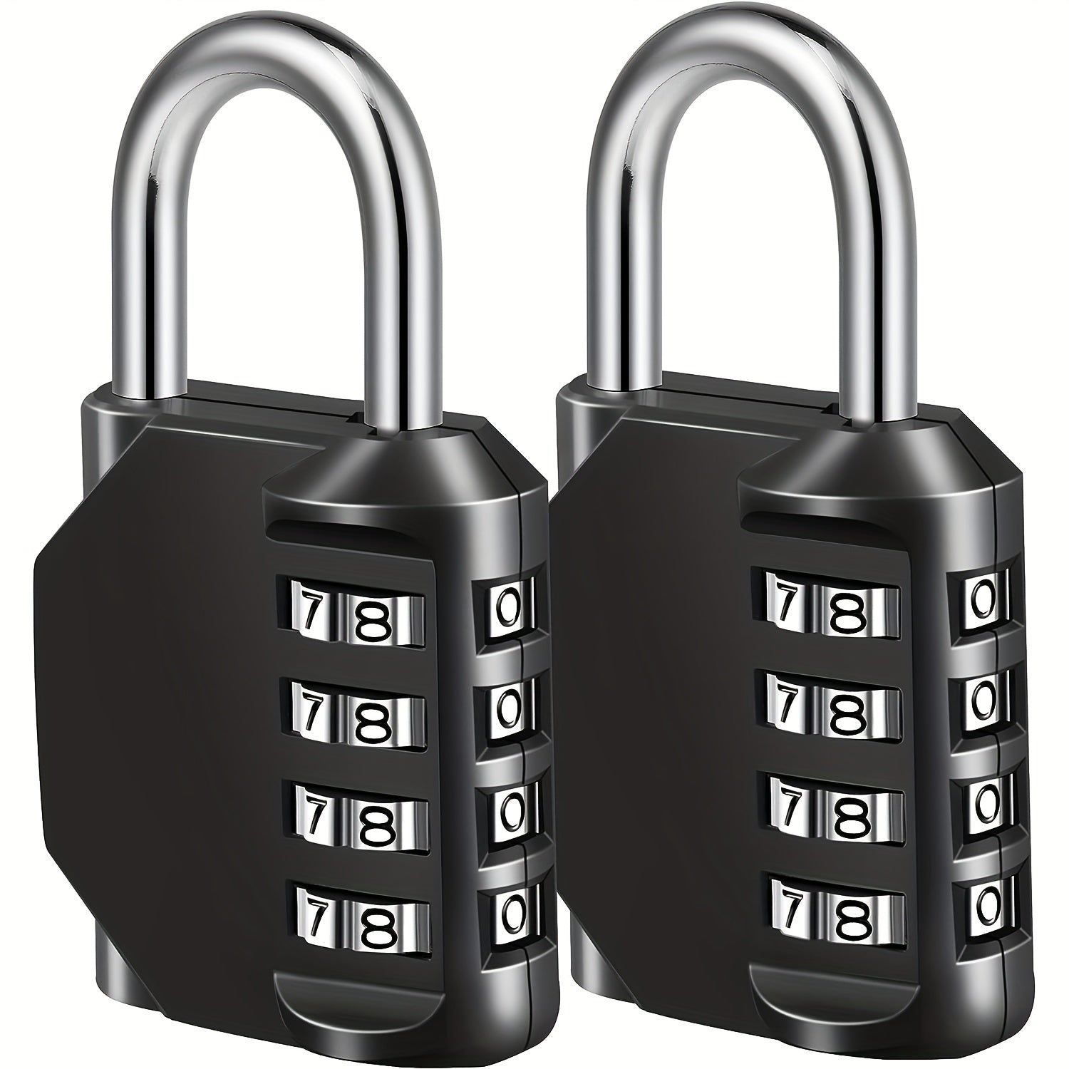 4 Digit Combination Lock for Gym Sports Locker Fence Toolbox