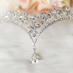 Rhinestone Crown Headband Wedding Bridal Forehead Jewelry Tiara